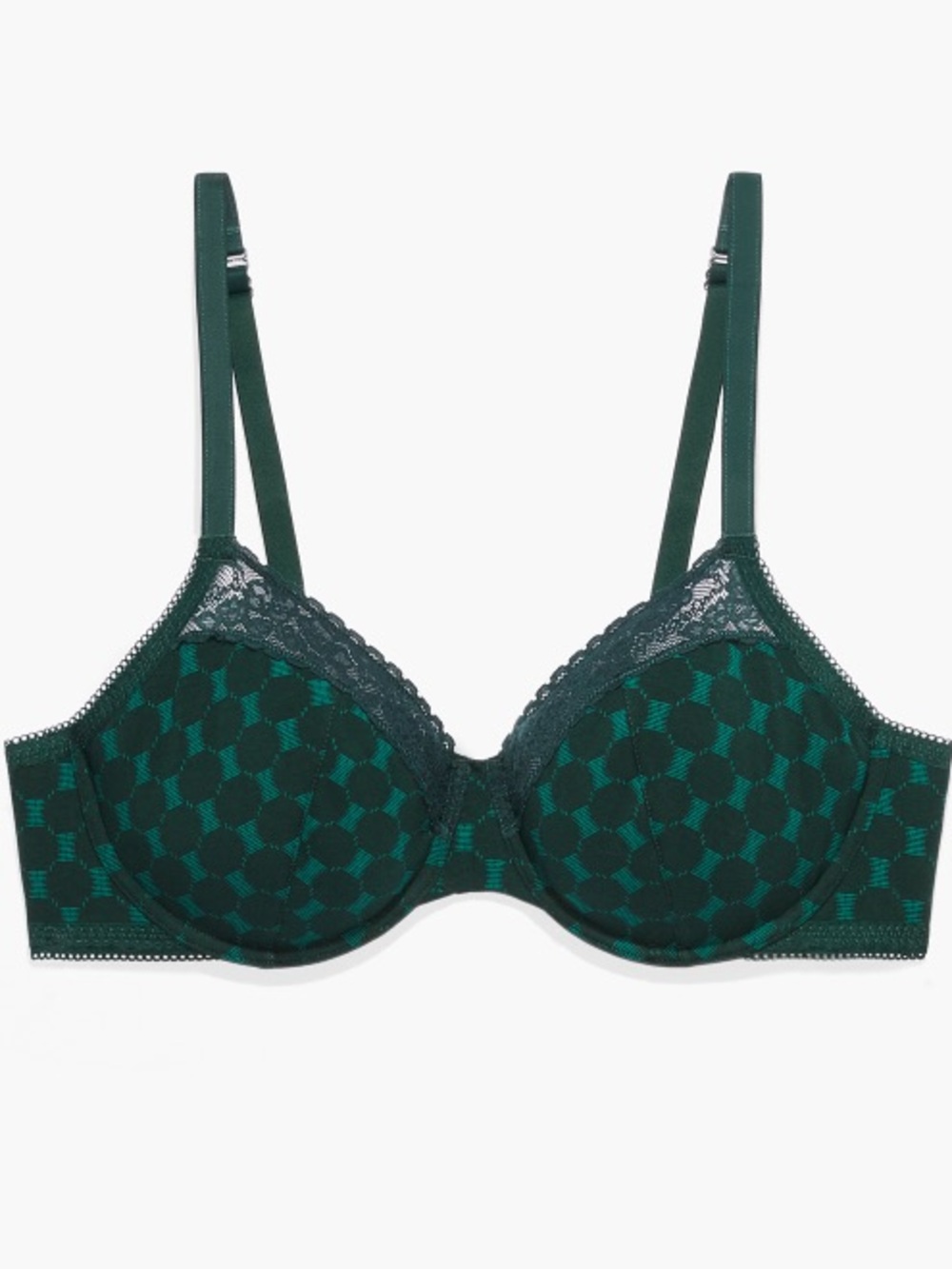 Savage X Femty
Cotton Essentials Lace-Trim Unlined Bra